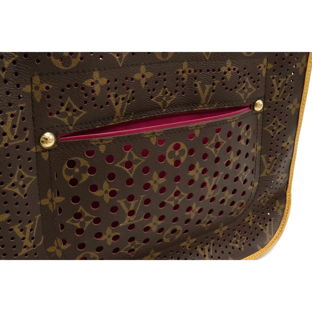 LOUIS VUITTON Monogram Perfo Musette Shoulder Bag Crossbody Fuchsia Pink - Picture 8 of 9